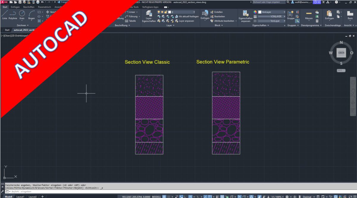 Videotutorial autocad 2023 2d basics dynamic classic block 2d